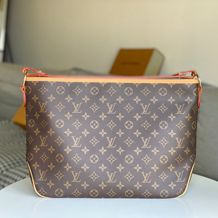 LV 25S GRACEFUL 46 IN BROWN MONOGRAM CANVAS LEATHER TRIM GOLD HARDWARE