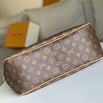 LV 25S GRACEFUL 46 IN BROWN MONOGRAM CANVAS LEATHER TRIM GOLD HARDWARE
