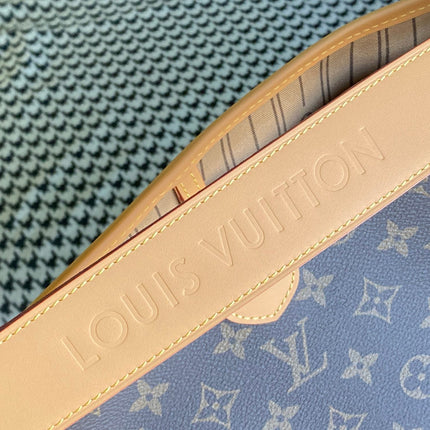 LV 25S GRACEFUL 46 IN BROWN MONOGRAM CANVAS LEATHER TRIM GOLD HARDWARE
