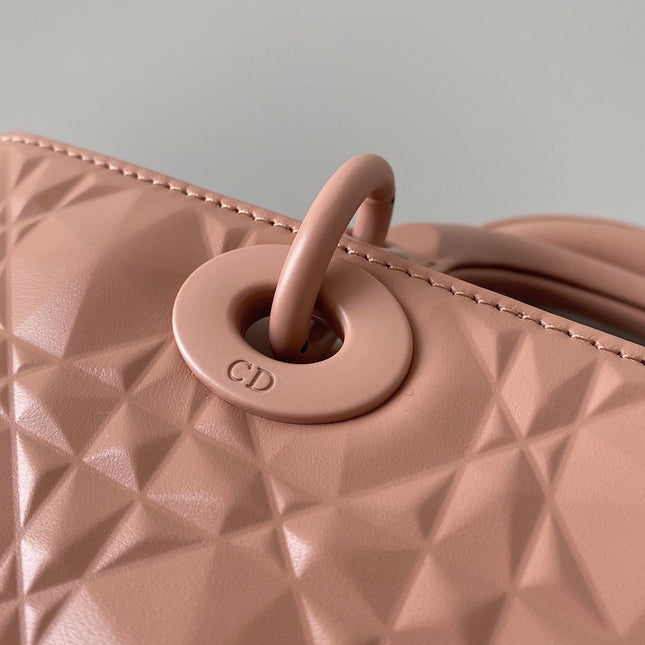 MEDIUM D-JOY BAG 26 IN DESSERT SAND CALFSKIN