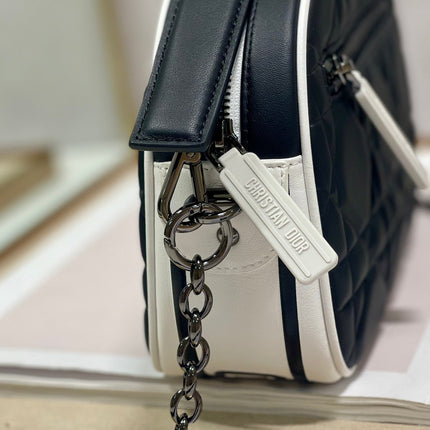 VIBE HOBO 22 BAG IN BLACK CALFSKIN