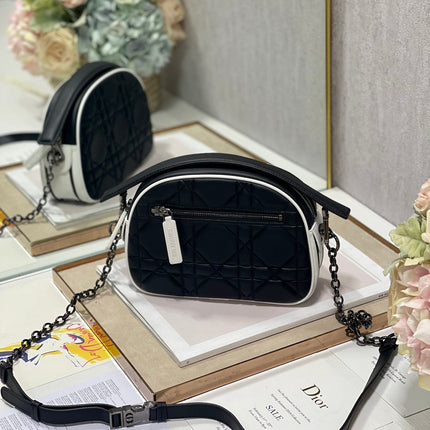 VIBE HOBO 22 BAG IN BLACK CALFSKIN