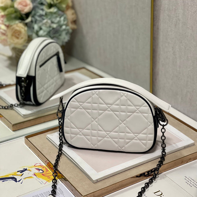 VIBE HOBO 22 BAG IN WHITE CALFSKIN