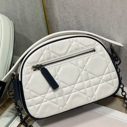 VIBE HOBO 22 BAG IN WHITE CALFSKIN