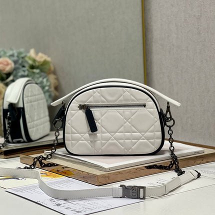 VIBE HOBO 22 BAG IN WHITE CALFSKIN