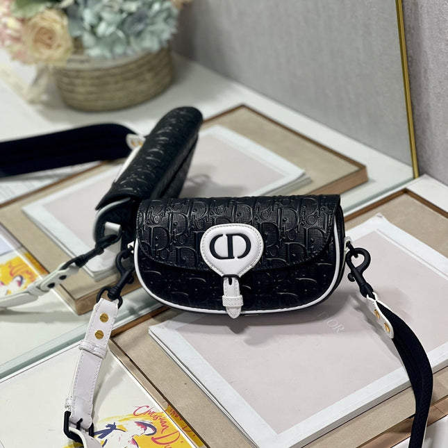 BOBBY EAST-WEST 21 BAG IN BLACK LAMBSKIN