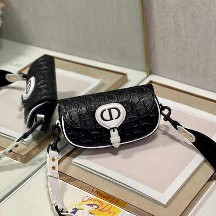 BOBBY EAST-WEST 21 BAG IN BLACK LAMBSKIN