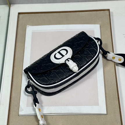 BOBBY EAST-WEST 21 BAG IN BLACK LAMBSKIN