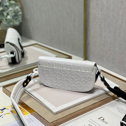 BOBBY EAST-WEST 21 BAG IN WHITE LAMBSKIN