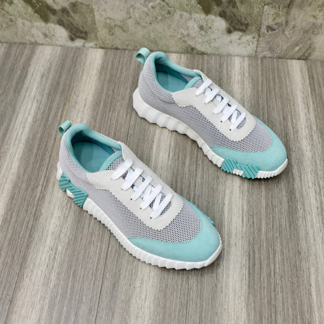 HM BOUNCING SNEAKER SKY AND GRAY BREATHABLE FABRIC