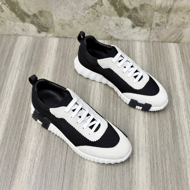 HM BOUNCING SNEAKER BLACK AND CLOUD BREATHABLE FABRIC