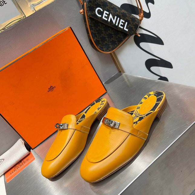 0Z MULE AMBER CALFSKIN WITH PATTERN