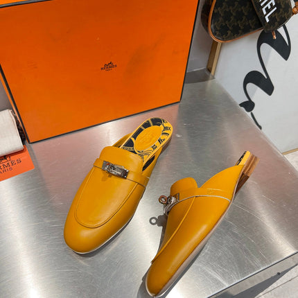 0Z MULE AMBER CALFSKIN WITH PATTERN