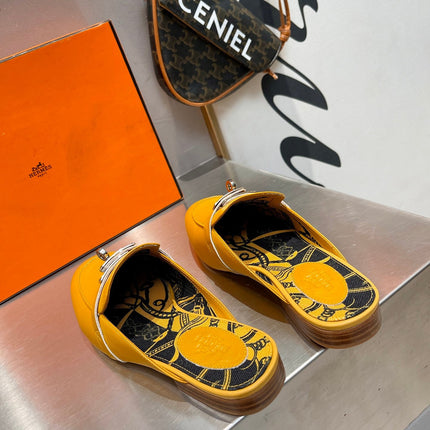 0Z MULE AMBER CALFSKIN WITH PATTERN