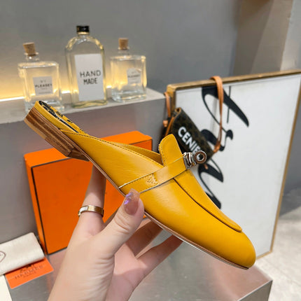 0Z MULE AMBER CALFSKIN WITH PATTERN