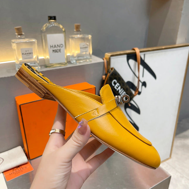 0Z MULE AMBER CALFSKIN WITH PATTERN