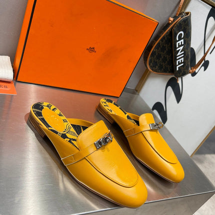 0Z MULE AMBER CALFSKIN WITH PATTERN