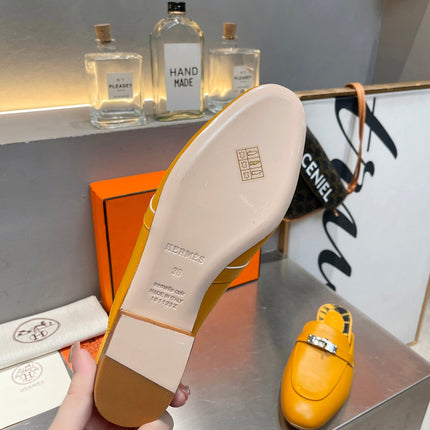 0Z MULE AMBER CALFSKIN WITH PATTERN