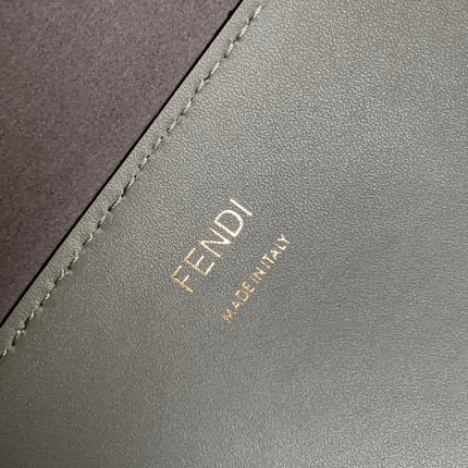 Fend Sunshine Medium Bag 35 Grey Leather