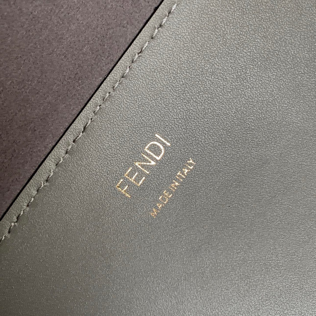Fend Sunshine Medium Bag 35 Grey Leather
