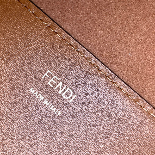 Fend Sunshine Medium Bag 35 Tan Leather