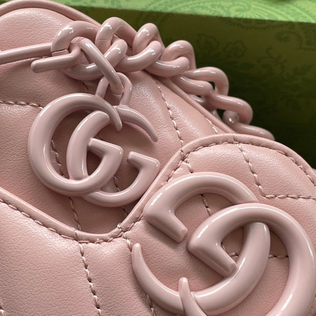 MARMONT MINI HANDBAG 16 IN LIGHT PINK CALFSKIN