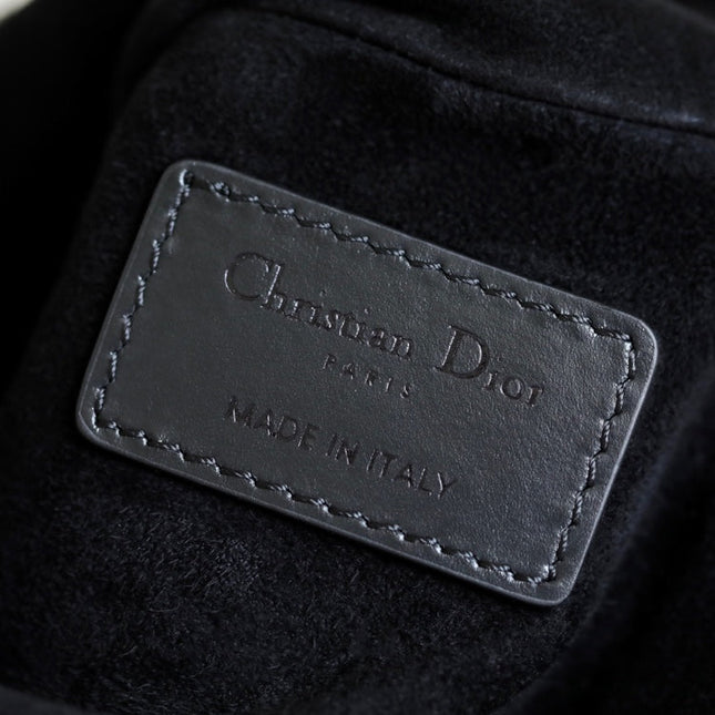 MINI CARO BAG 25 IN BLACK LAMBSKIN