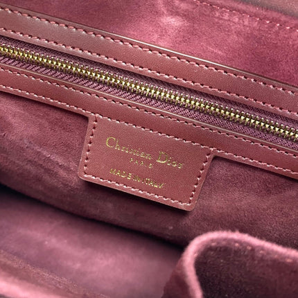PARISIENNE 30 HANDBAG IN MULBERRY PURPLE SMOOTH CALFSKIN