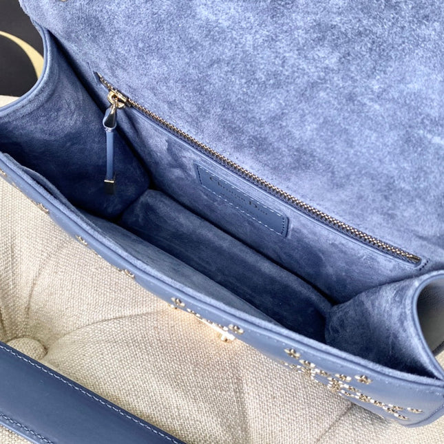 LIMITED BAG 21 IN SAPPHIRE BLUE LAMBSKIN