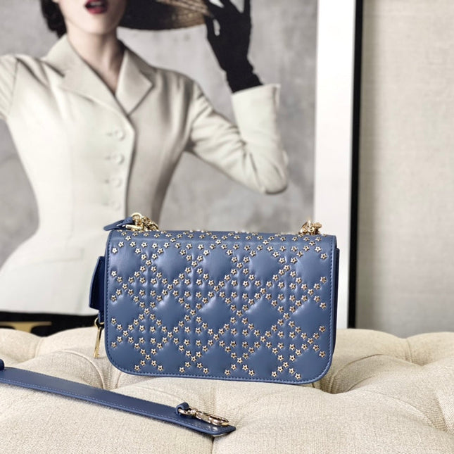 LIMITED BAG 21 IN SAPPHIRE BLUE LAMBSKIN