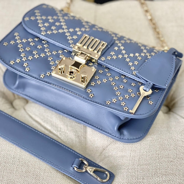 LIMITED BAG 21 IN SAPPHIRE BLUE LAMBSKIN