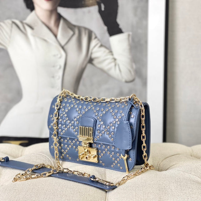 LIMITED BAG 21 IN SAPPHIRE BLUE LAMBSKIN