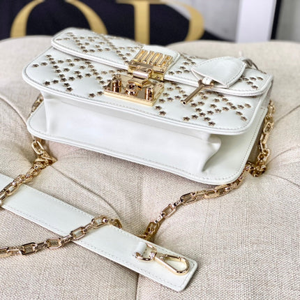 LIMITED BAG 21 IN WHITE LAMBSKIN