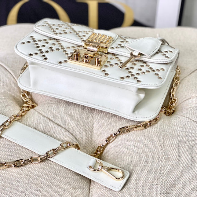 LIMITED BAG 21 IN WHITE LAMBSKIN