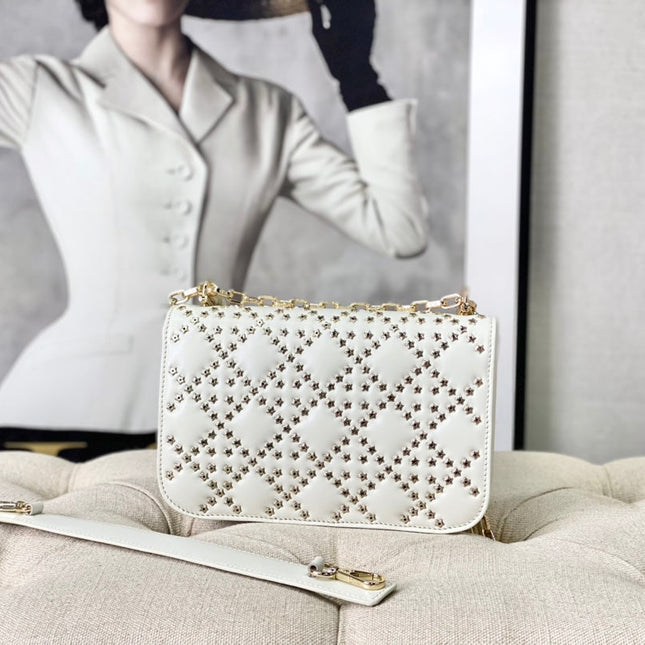 LIMITED BAG 21 IN WHITE LAMBSKIN