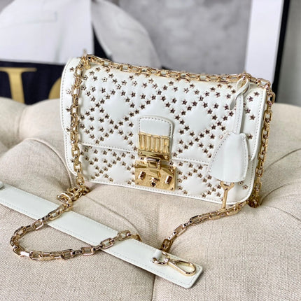 LIMITED BAG 21 IN WHITE LAMBSKIN