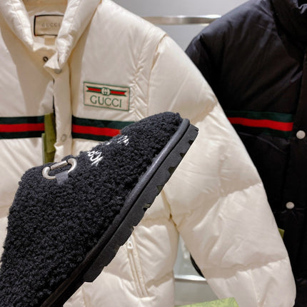 GGxTHE NORTH FACE HORSEBIT MULE IN BLACK WOOL