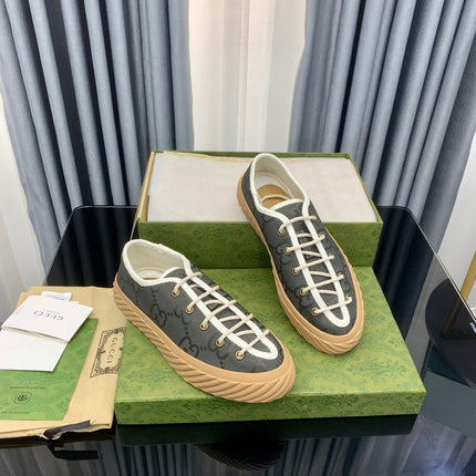 GG UNIQUE SNEAKER THICK-SOLE LEAD CANVAS