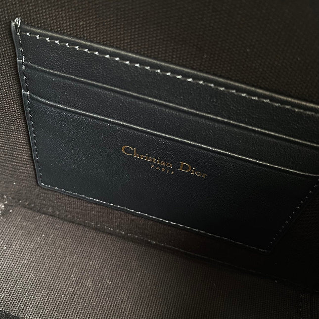 CARO 18 CAMERA BAG IN BLUE OBLIQUE JACQUARD