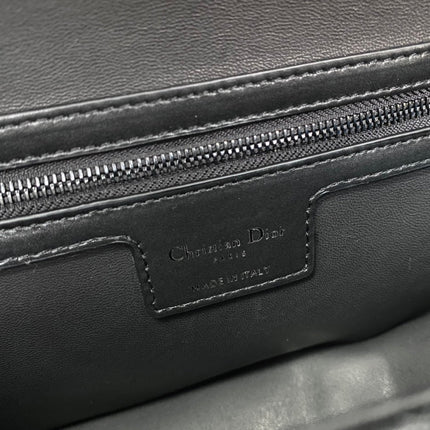 SMALL DIORCAMP BAG 23 IN BLACK CALFSKIN