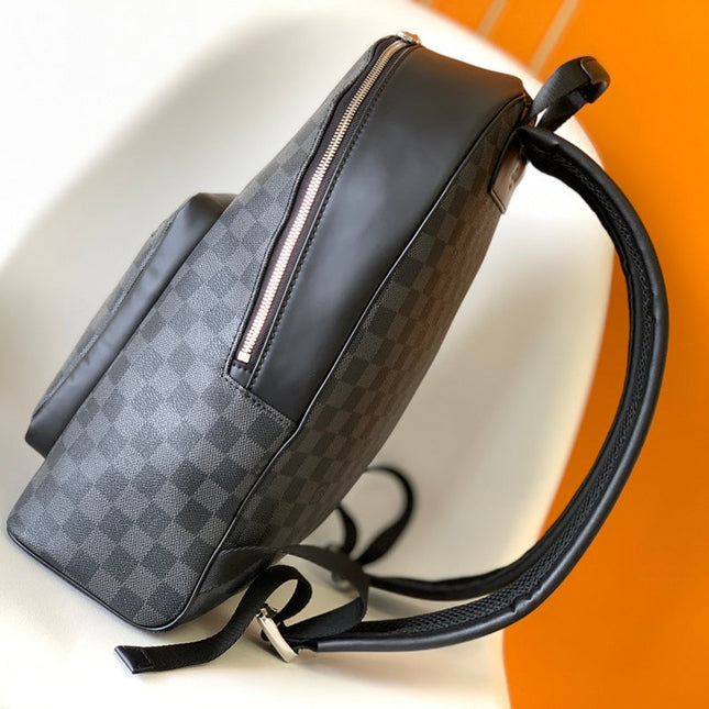 BACKPACK 40 IN BLACK MONOGRAM LAMBSKIN