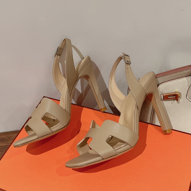 HOLY 105 SANDAL IN BISQUE BEIGE GRAINED CALFSKIN