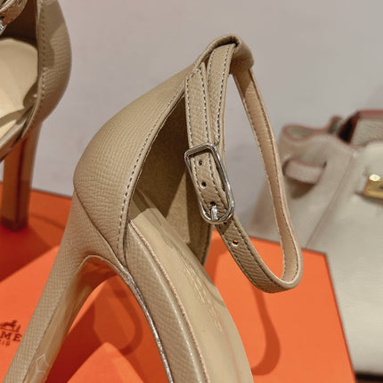 PREMIERE 105 SANDAL IN SAND BROWN CALFSKIN