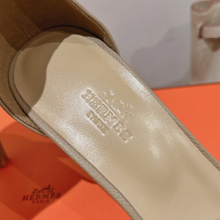 PREMIERE 105 SANDAL IN SAND BROWN CALFSKIN