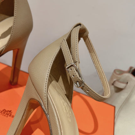 PREMIERE 115 SANDAL IN SAND BROWN CALFSKIN