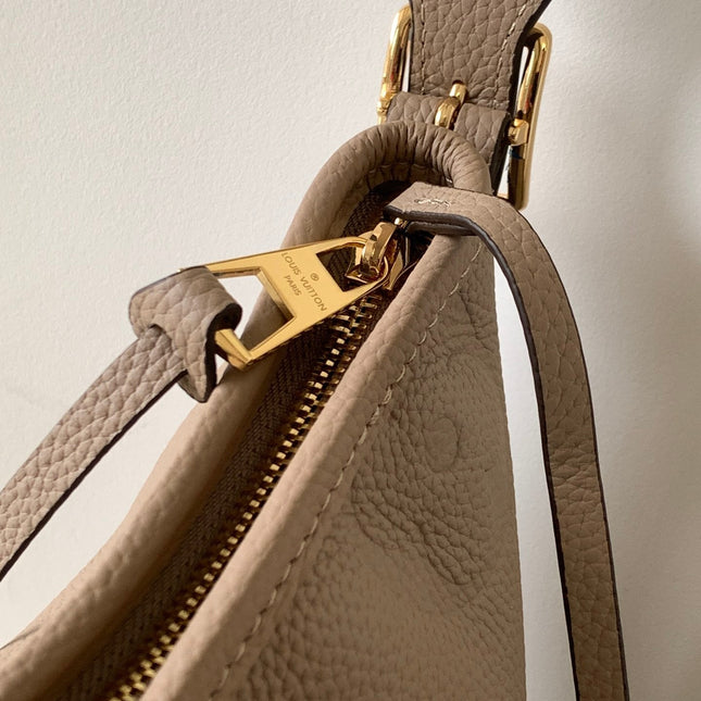 CARRYALL PM 29 BEIGE MONOGRAM GRAINED COWHIDE LEATHER