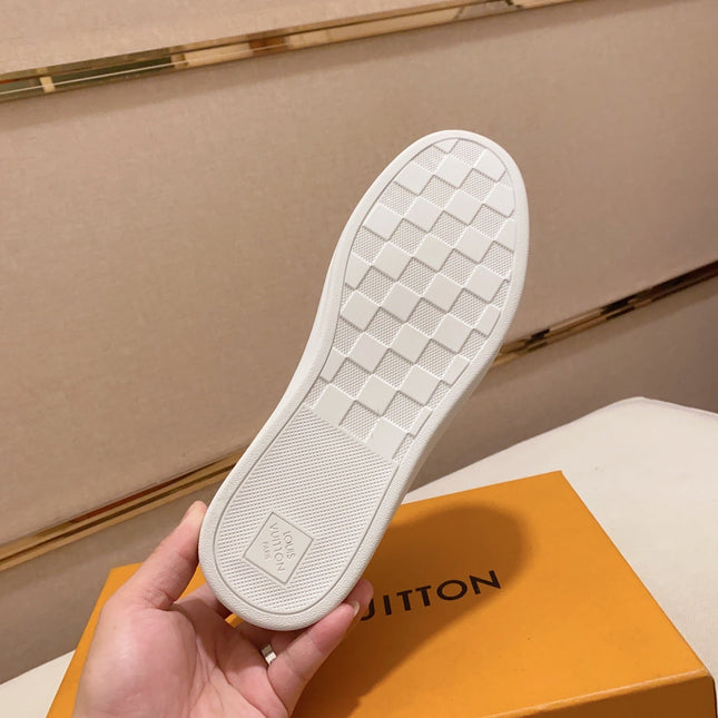 LV RIVOLI SNEAKER WHITE MINI MONOGRAM-EMBOSSED CALFSKIN