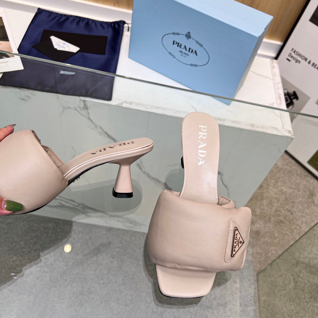 PRA SOFT PADDED NAPPA SANDALS 60 CHAMPAGNE LAMBSKIN