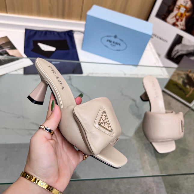 PRA SOFT PADDED NAPPA SANDALS 60 CHAMPAGNE LAMBSKIN