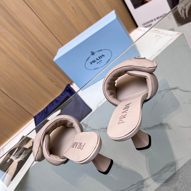 PRA SOFT PADDED NAPPA SANDALS 60 CHAMPAGNE LAMBSKIN